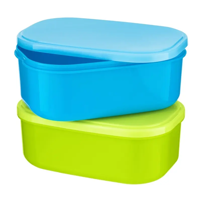 Baby Pipkin Handy Snack Duo – 2 x 450ml On-the-Go Kids Containers for Easy Snacking 1