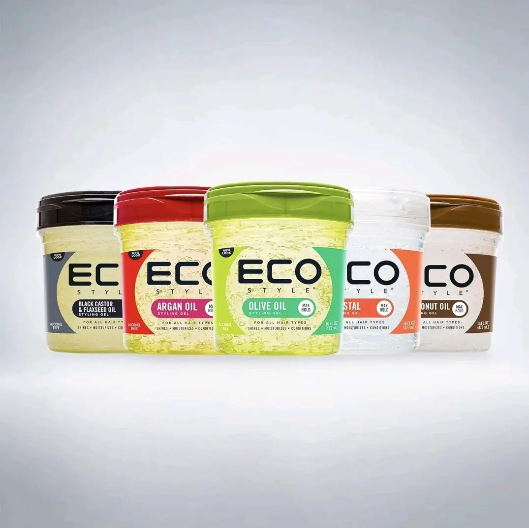 Eco Styling Gel for Haircare - Eco-Friendly Hair Styling Product Olive