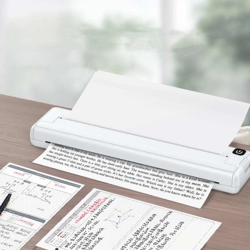Inkless and wireless Printer. A4 Thermal Printing with One Click Printing. label 2