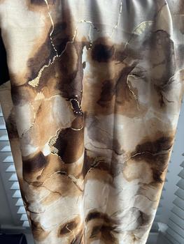 Product Review of Soft Marble Effect Scarf - Cotton Blend, Foiled Pattern and Frayed Edges scarves women from S**9 0
