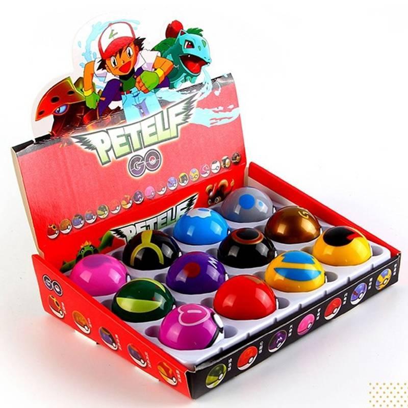 Pokémon Balls 12Pcs/set, Pikachu Pokémon Go Figures Model Toys Pocket Monster Petelf Anime Pokémon Poke Balls Kids Toy Gifts 4