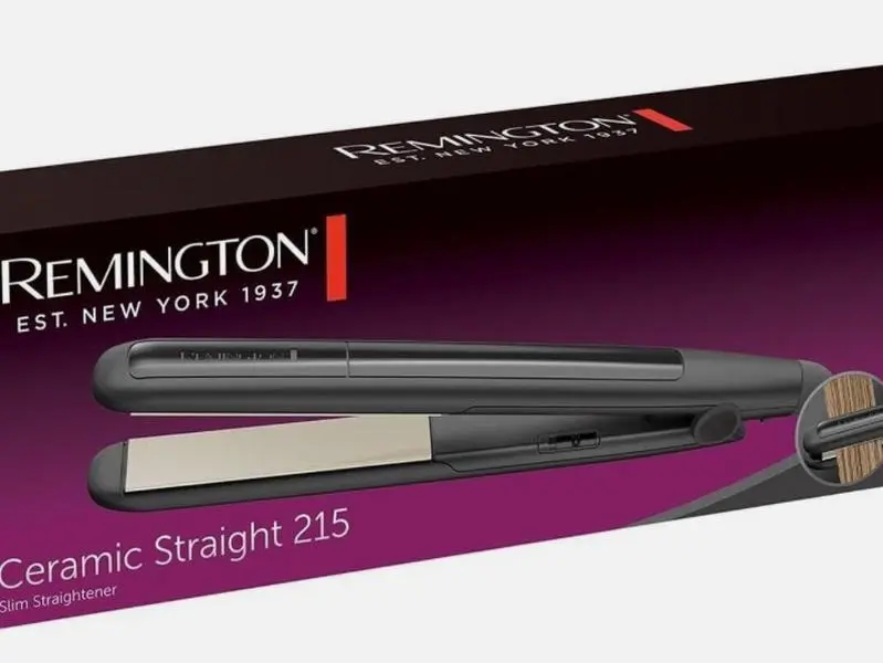 Remington Hair Straightener Ceramic 215 Slim Hair Stainghteners Perfect For Short Hairs Fast Heat Up Time Variable Temperature Control Salon Quality Results S1370