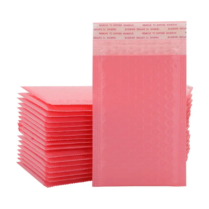 50pcs Poly Bubble Mailers Padded Envelopes Lined Mailer Self Seal Shipping Bags Shipping Packaging Bags for Promotions or an Alternative to Gift wrap(11 * 15CM) 3