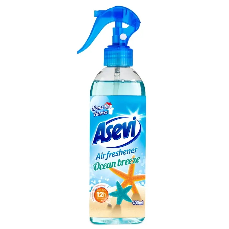 Asevi Home Room Air And Fabric Freshener Breeze Long Last Fragrance Spray 400ml 0
