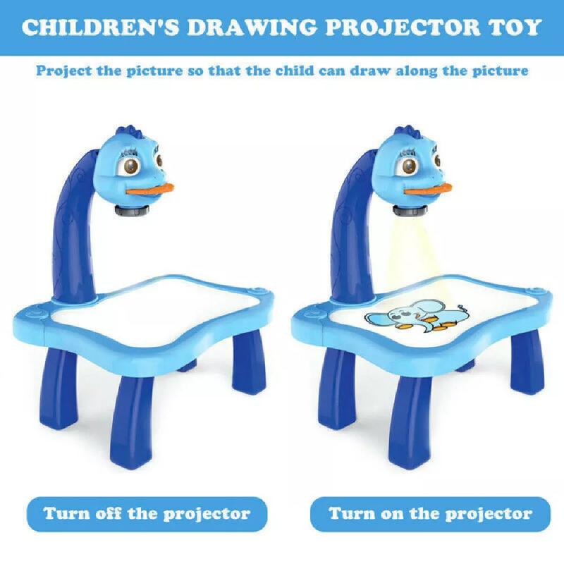 Kid Toy Painting Drawing Table Led Projector Music Toys Kids Arts Crafts UK Christmas sale, Christmas gift, Flash 50%off, Happy New Year sale 2