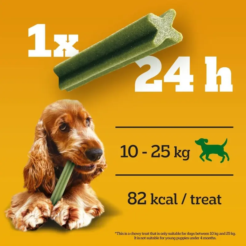 Pedigree Dentastix - Fresh Daily Dental Chews Medium Dog, 112 Sticks - 2.88 kg MegaPack (4 x 28 Sticks) 3