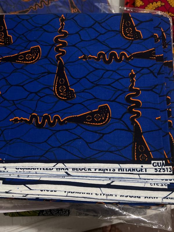 African Ankara Cotton Print Fabric 6 Yards 3