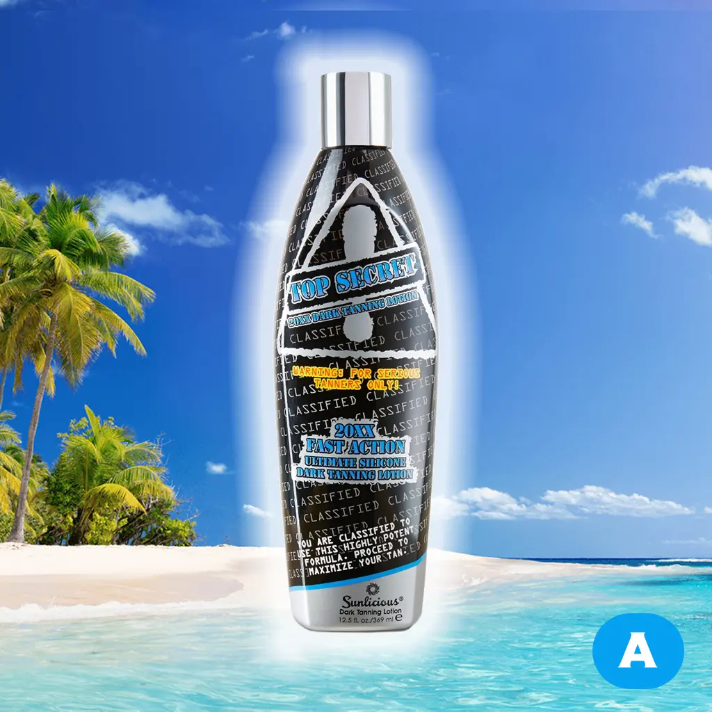 Synergy Tan Top Secret 20XX Fast Action Ultimate Dark Tanning Lotion