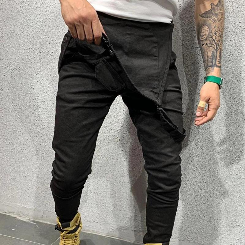 Product Introduction of Streetwear  Casual Full Length Mid Rise Cargo Jumpsuit Men Men Overalls Mid Rise   for Daily Wear 15