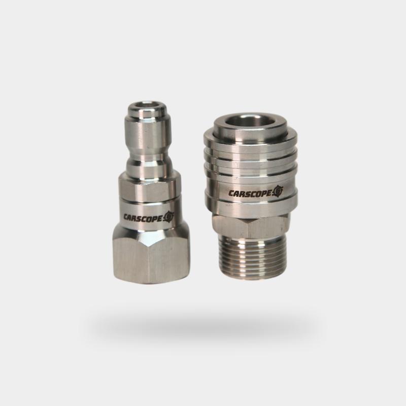 Stainless Steel Pressure Washer Swivel Gun Conversion Kit 0