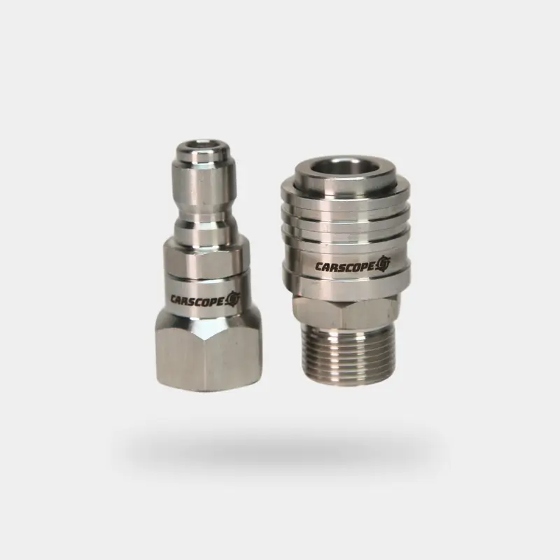 Stainless Steel Pressure Washer Swivel Gun Conversion Kit 0