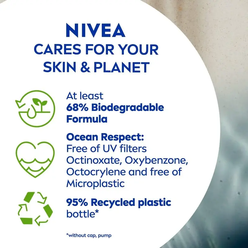 NIVEA SUN Protect & Moisture Sun Spray SPF 50+ (200ml), Moisturising Suncream Spray with Vitamin C and Hyaluron, Immediate UVA/UVB Protection, Fast-Absorbing No White Cast Formula Body Care Sunscreen Lotion Cosmetic 4