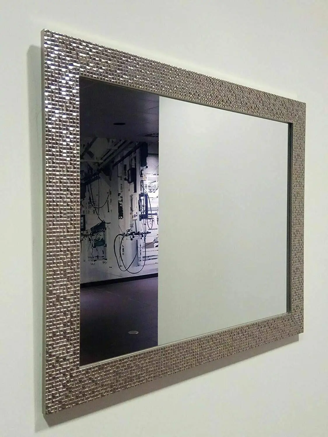 Zidan Bargains Mosaic Effect Large Wall Hanging Mirror With A Decorative Design 50X60Cm Wall Mirror