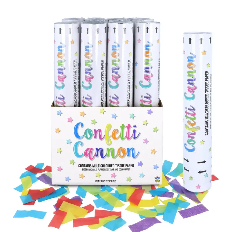 Celebration Paper Confetti Cannon Multicolour (30cm) 0