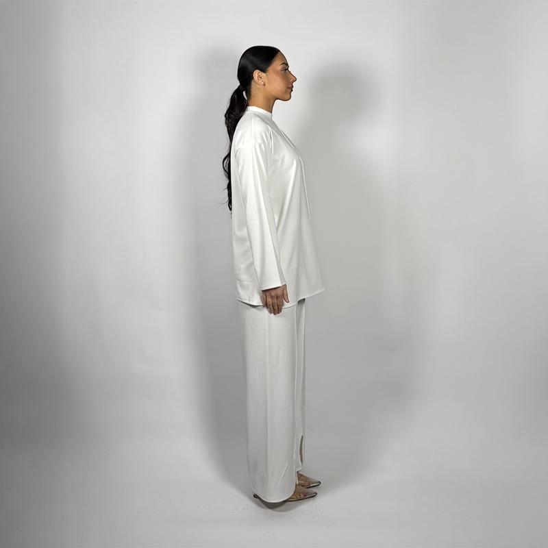 Product Introduction of kafti Ashgrove CoOrd Set - Women's Relaxed Fit Loungewear Crew Neck CoOrd Set with Trousers 22