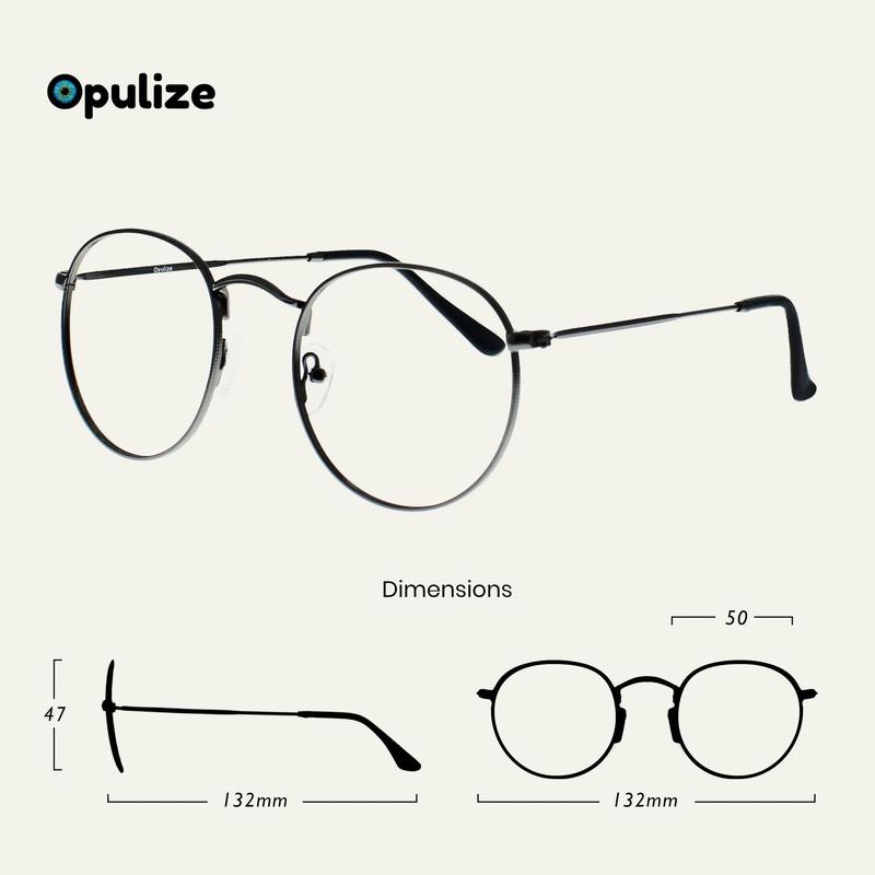 Opulize SOL Blue Light Unisex Glasses 1