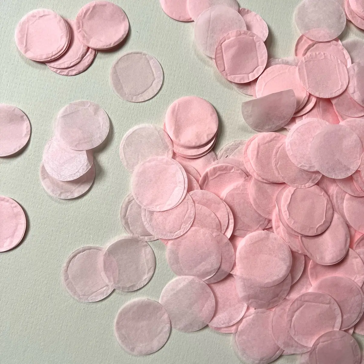 Pastel Pink Biodegradable Paper Confetti