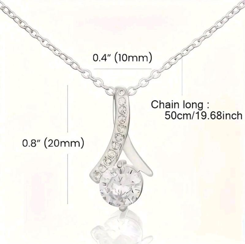 Product Introduction of To My Boyfriend's Mum Necklace - Perfect Gift for Any Occasion high jewelry gemstone cute jewellery zirconia 9