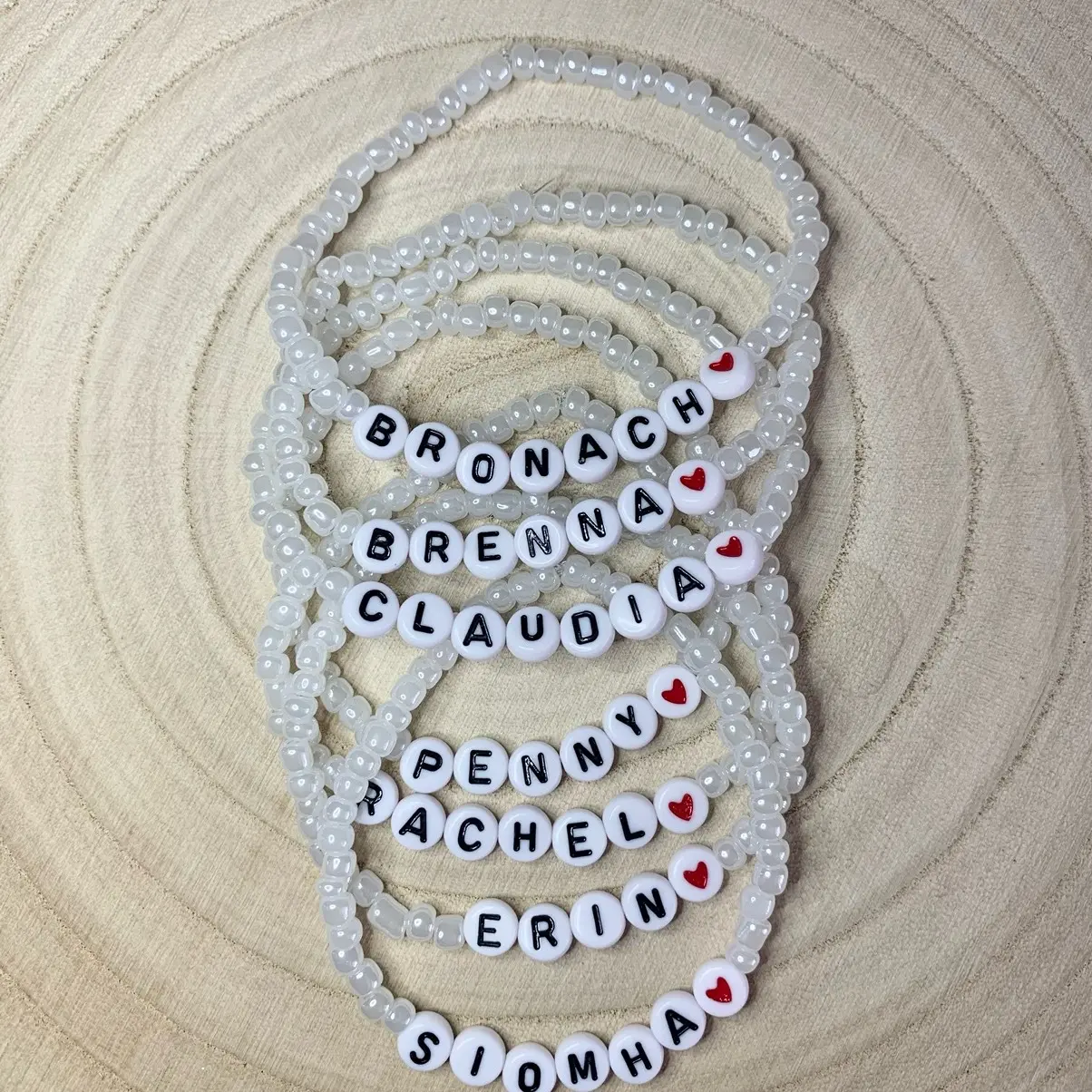 Custom name Friendship bracelet, Personalised bracelet, Custom word bracelet, Name bracelets for women, Matching beaded bracelets