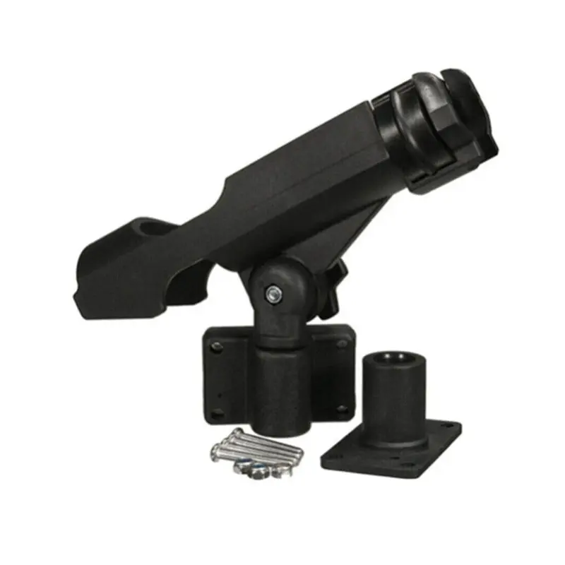 2pcs Adjustable Fishing Rod Pole Mount Stand Bracket Holder For Kayak Canoe Boat 5