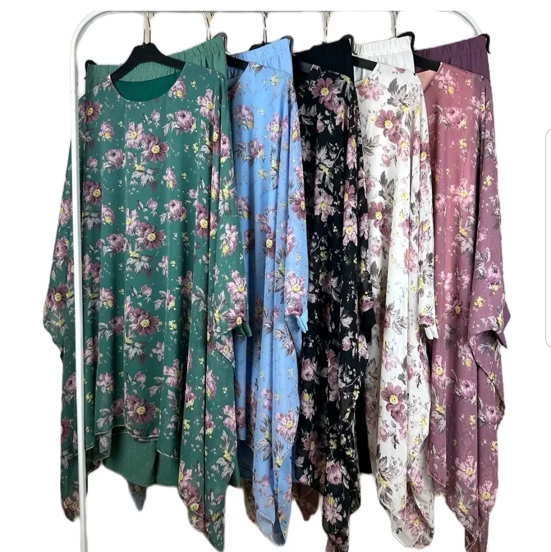women's batwing, kaftan style floral co ord set Womenswear Casual Wear Summer Comfort Lady Dress