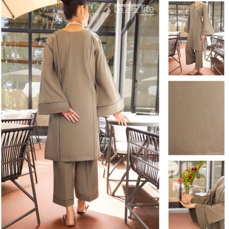 CASUALLITE 'LINEN BASICS VOL 1'| LINEN 2PC READYMADE 6 DESIGNS Sizes S-XL 3