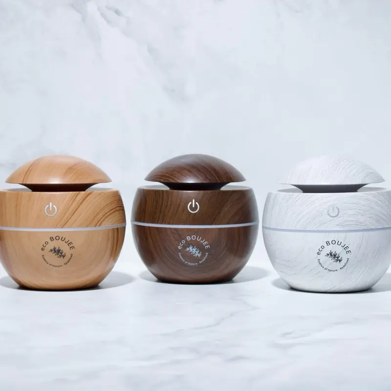 Mini Ultrasonic Humidifier - Aromatherapy Diffuser for Essential Oils difuser portable h2o cool mist car dehumidifier room diffusers home humidifiers 3