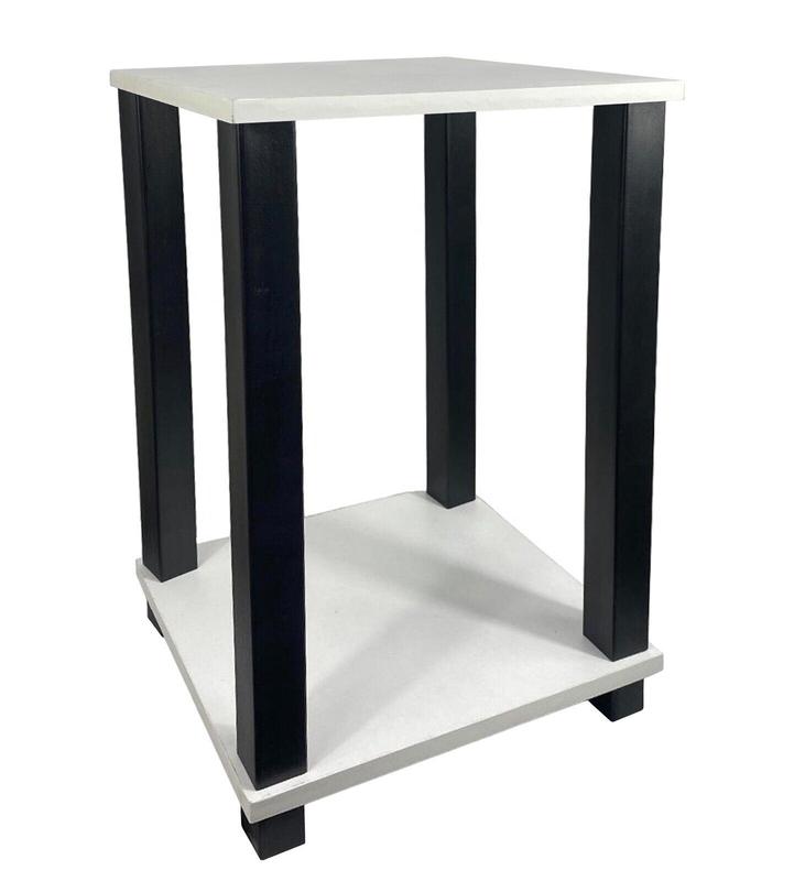 Wooden Top Bedside Side Coffee Table 2 Tier End Table For Bedroom Living room Storage 8