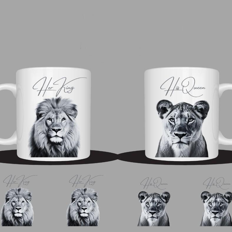 CUSTOMISED HUBBY  AND WIFEY MATCHING MUGS PERFECT FOR ANNIVERSARY OR WEDDING GIFT, personalised with name or date, various designs available 6