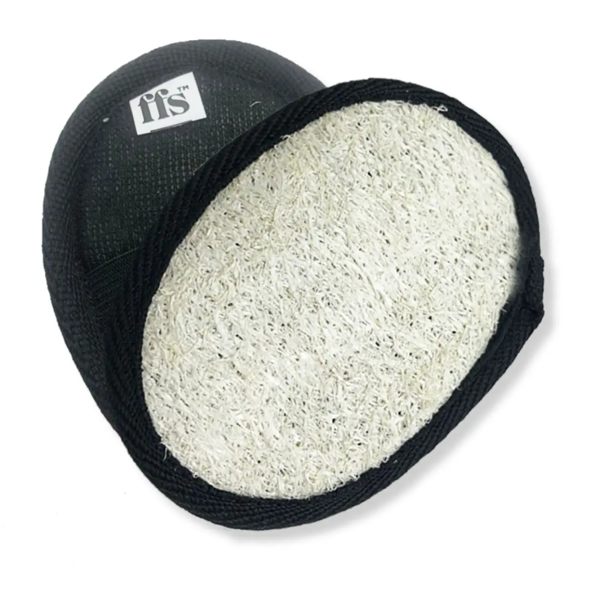 FFS Beauty | Natural Loofah Exfoliating Pad | For Deep Exfoliation & Cleansing
