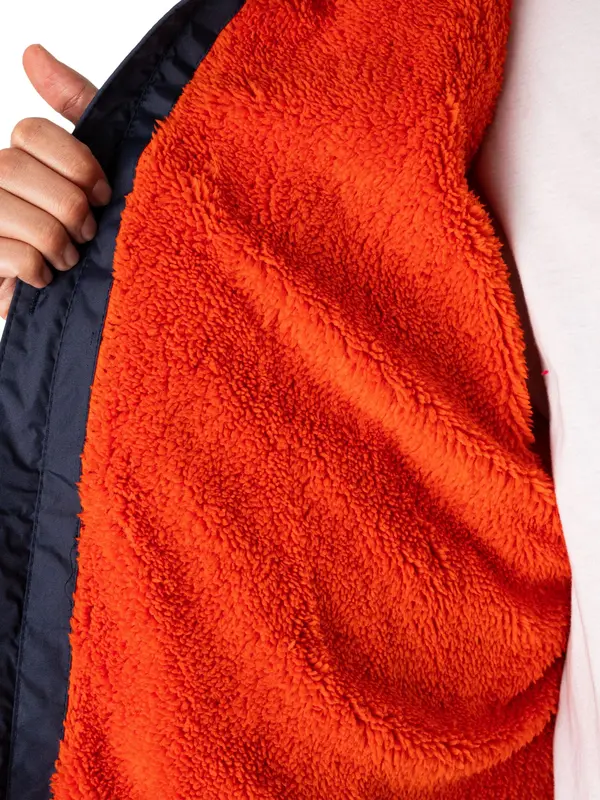 Regatta Waterproof Changing Robe - Navy/Rusty 3