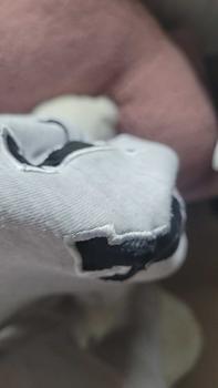 Product Review of Kaiia Logo Oversized Sweatshirt Light Grey Marl & Black from S**h B**t 1