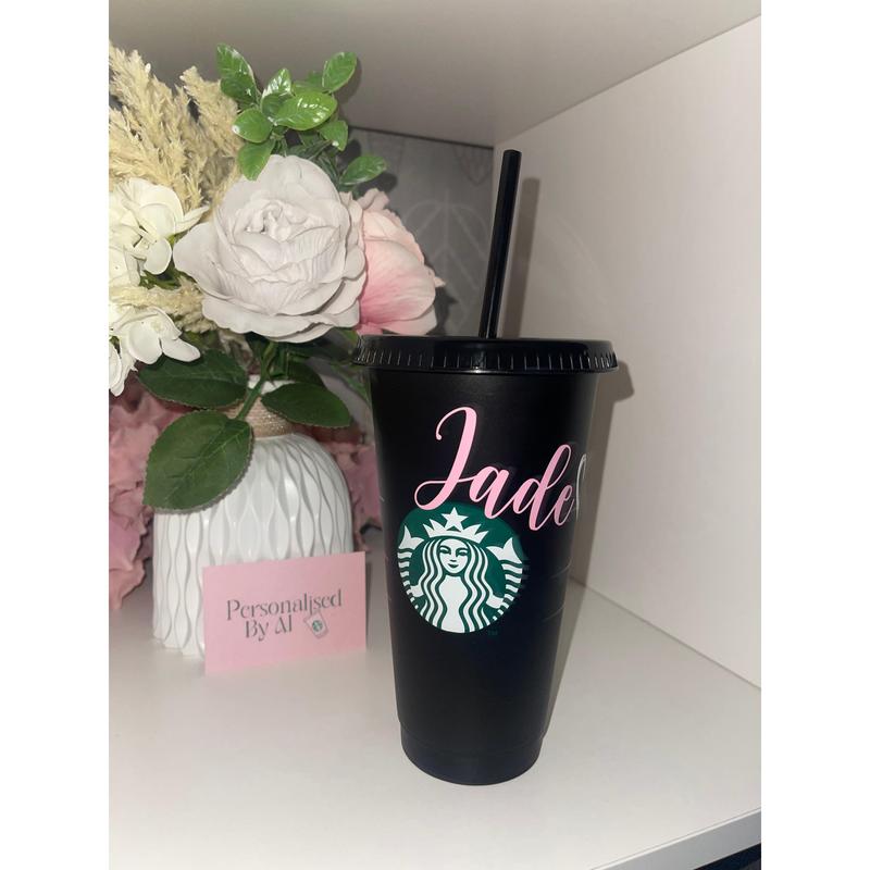Personalised Black Starbucks Cup 2