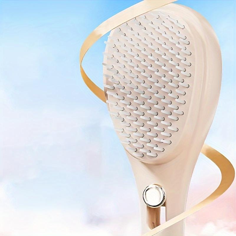 Product Introduction of 1pcs Magic Retractable Hair Comb-Anti-Static Scalp Massaging & Detangling Brush for All Hair Types Holiday Gift Box Beauty Tool 8