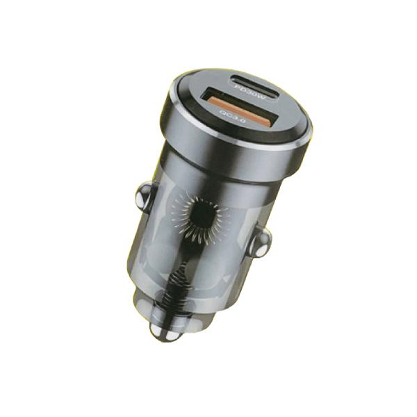 30W PD & 18W QC 3.0 Car Charger, 12v-24v Port Charger 3