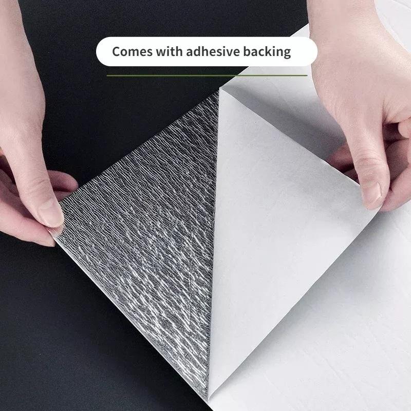 Self-Adhesive Brick Tiles Wall Stickers | Stick-On Kitchen & Bathroom Decor Decorative Waterproof Ornaments Tiles Sticker Marble 7