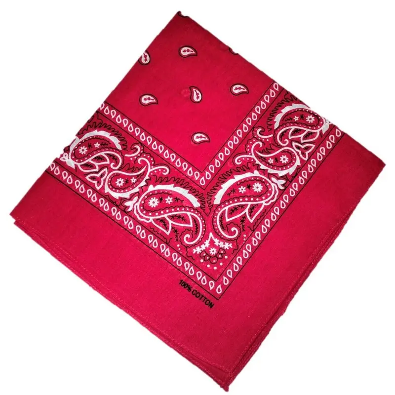 Bandana Paisley Print neck head scarf 100% Cotton Unisex Mixed Colour Pattern 5