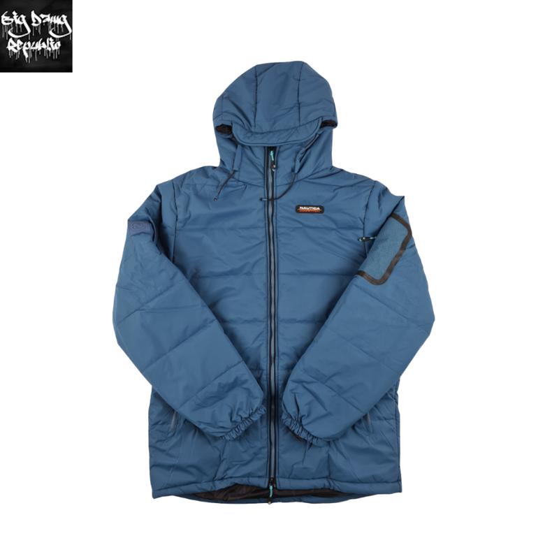NAUTICA COMPETITION Men's Mako Puffer Padded Hooded Wrap Around Neck Winter Jacket Menswear  Coats 3