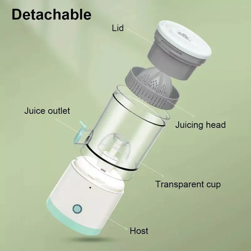 Electric Citrus Juicer Presser Squeezer Rechargeable - Extractor Juicer Machines with USB Portable Compact Juicer for Orange, Lemon, Limes 8
