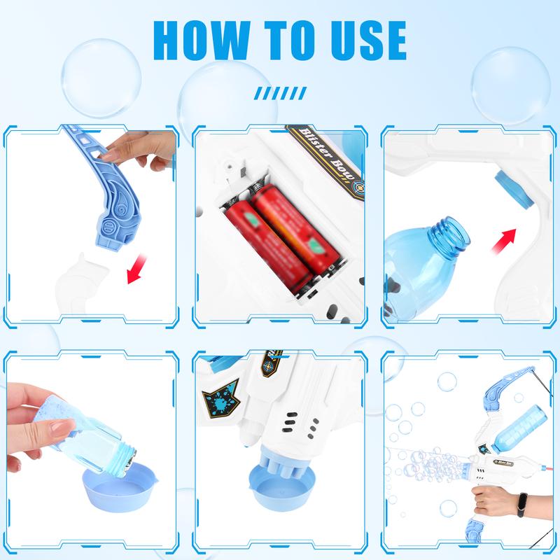 deAO Bow Bubble Machine – Adorable Bubble Maker for Kids Aged 4–6 – Automatic Bubble Blower for Indoor & Outdoor Fun – Ideal Birthday or Holiday Gift for Girls and Boys 6
