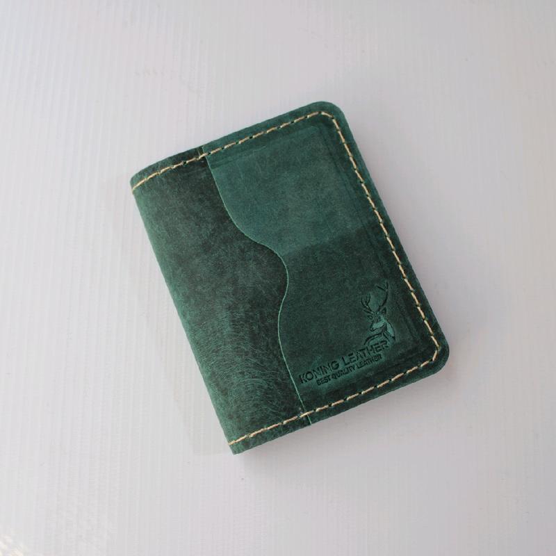 Genuine Leather Card Wallet, Multicolor, Koning Leather 2