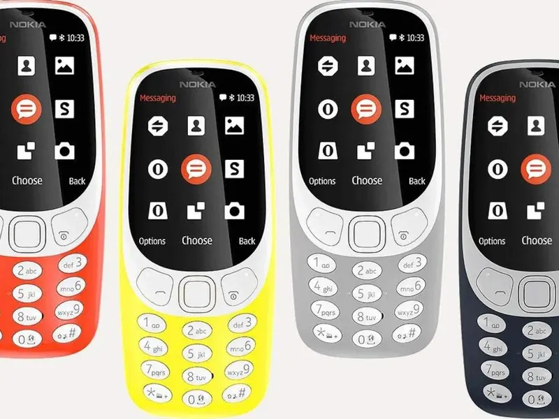 Nokia 3310 16GB Matte Blue Unlocked Feature Phone with Dual Sim, FM Radio, and Long-Lasting Battery - Cellphone, Smartphone Retro Bluetooth Wireless 5