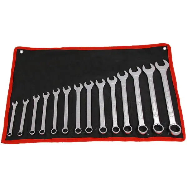 Tectool Combination Spanner Wrench Set 14 Pcs Metric 8mm-24mm - CT0198 1