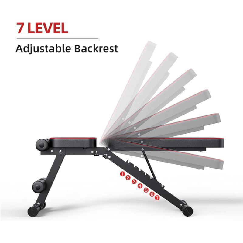 GymSets Adjustable & Foldable Weight Bench 1