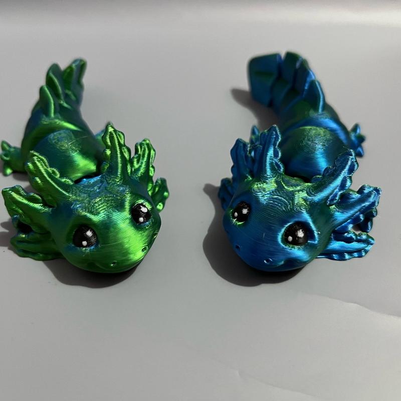 Axolotl Articulated Figure/Fidget Toy - 3D Printed Toy 7