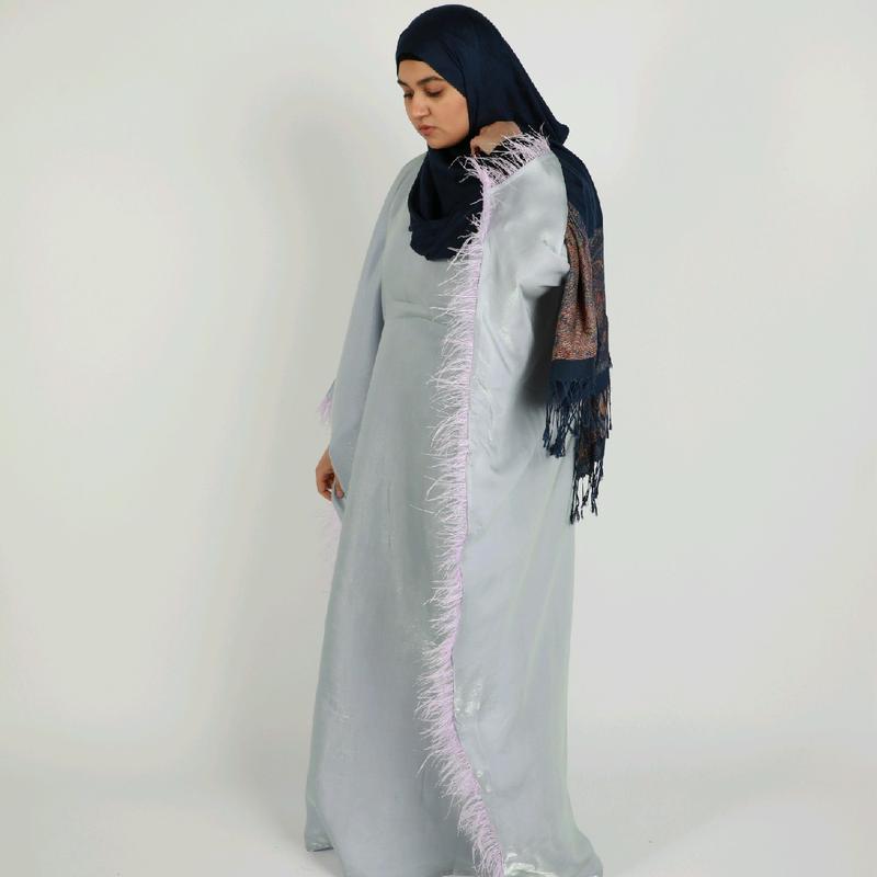 Butterfly Abaya - Two-toned Shimmer 8