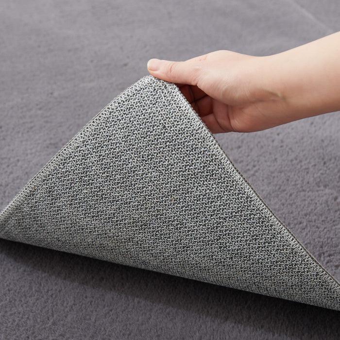 Non Slip Washable Fluffy Rabbit Fur Shaggy Rugs - Soft and Cozy rugs  for living rugs of tiktok large  dining room rug 2
