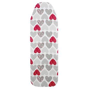 GEEZY Ironing Board Cover Fits Standard Ironing Boards Heat Reflective Iron Board Cover 100% Cotton Front With Thick Polyester Padding Elastic Edge Scorch Resistant Ironing Board Covers Accessories 122 x 38 cm