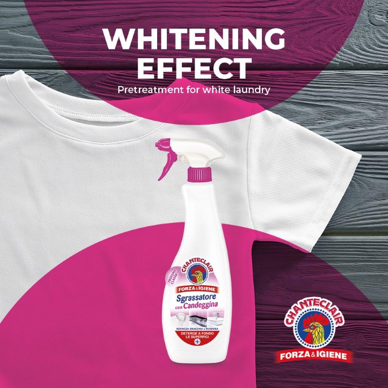 Chanteclair Degreaser with Bleach 625ml Cleaning Household Spray Cloth Kitchen Bathroom Candeggina Sgrassatore 1