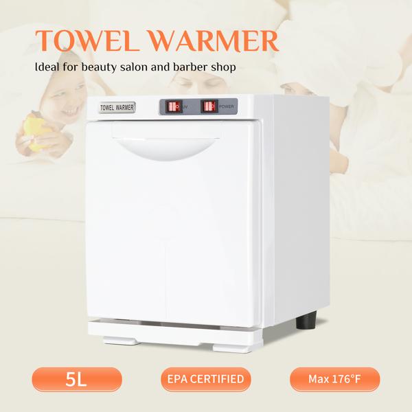 Hot Towel Warmer for Facials Massage, Esthetician Towel Heating Cabinet White, Aluminum Chamber, Salon Beauty Spa Barbershop Equipment 3